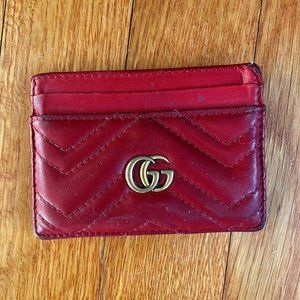 Authentic Gucci GG Marmont Card Holder
